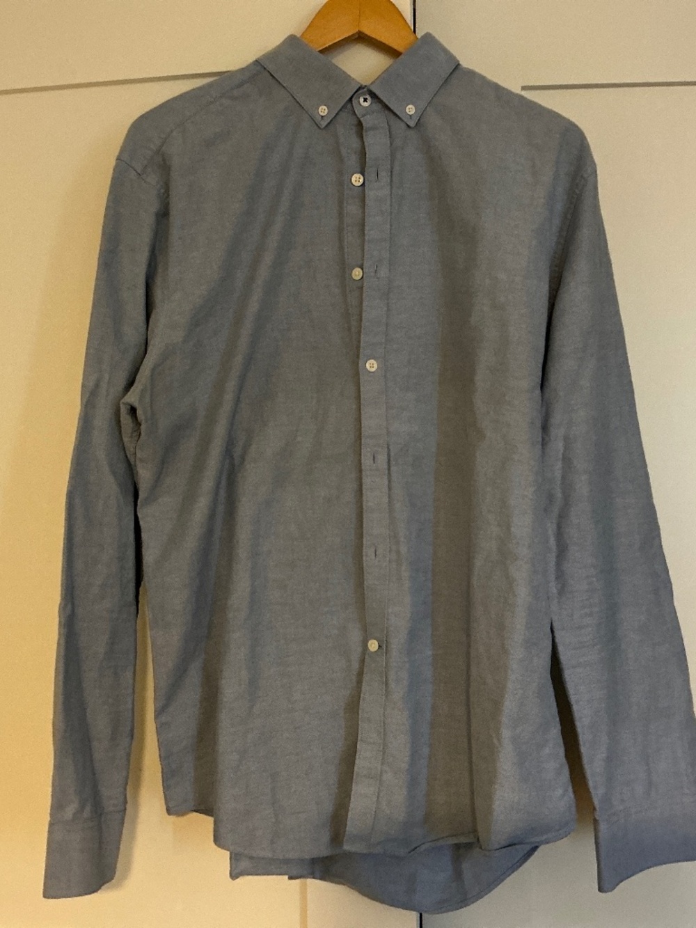 Penguin Men’s Button Collared Shirt 100% Cotton Blue Heritage Slim fit 17 36/37